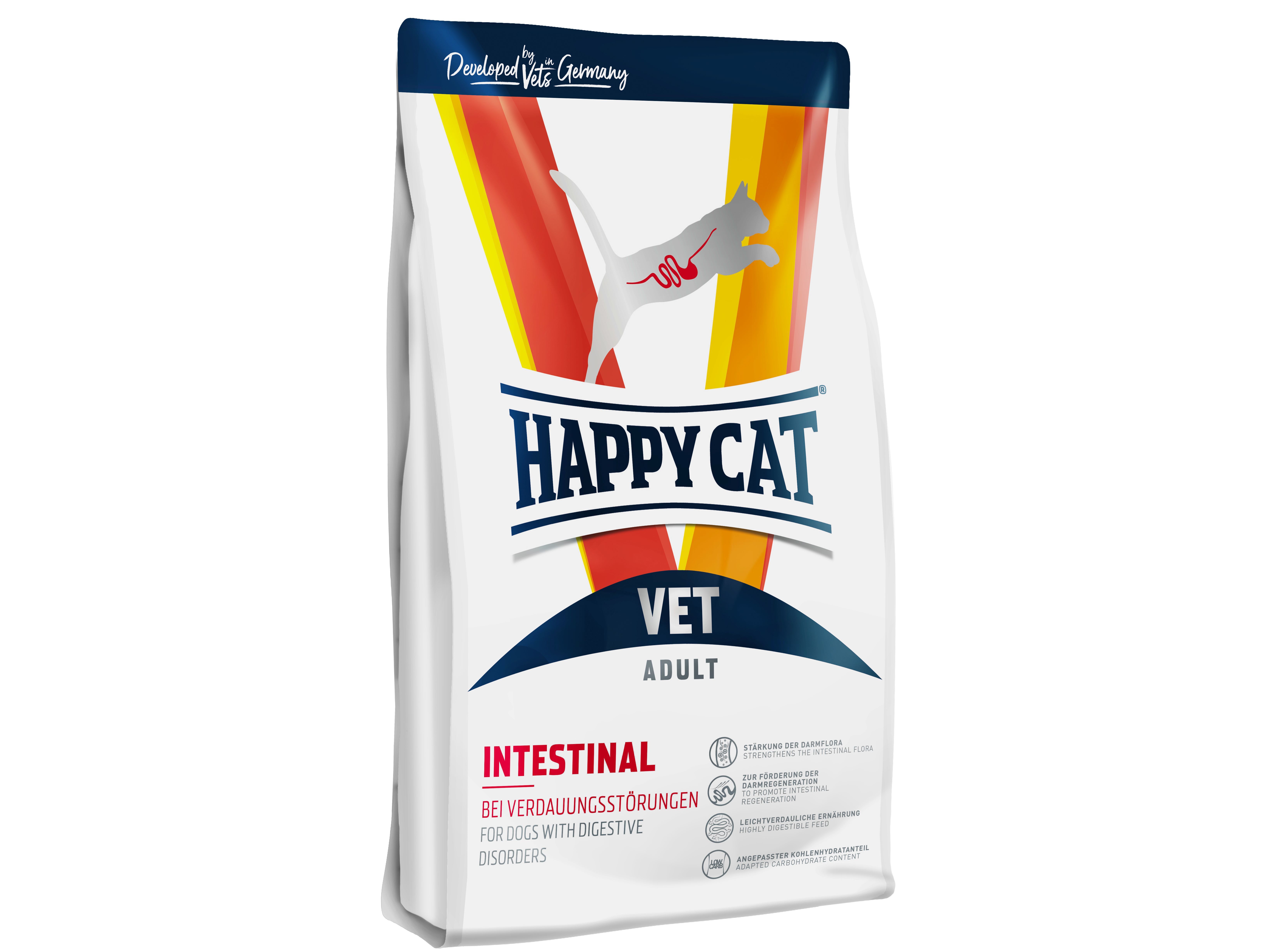 RA&Ccedil;&Atilde;O VETERIN&Aacute;RIA HAPPY CAT GATO INTESTINAL 1KG