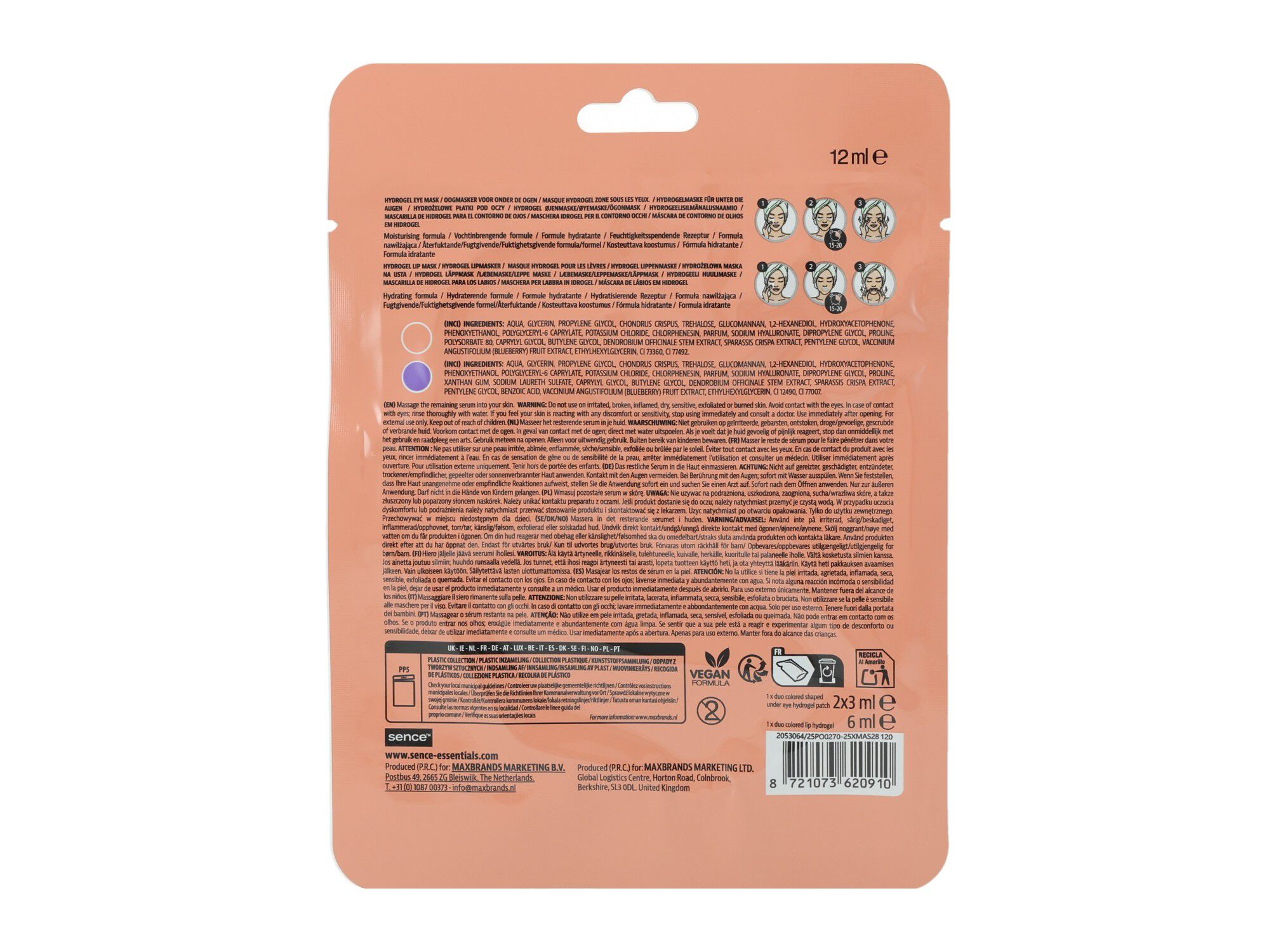 MASCARAS SENCE COLLECTION OLHOS E L&Aacute;BIOS THE WINTER CLUB image number 1