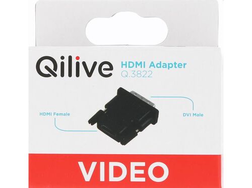 ADAPTADOR HDMI QILIVE Q3822 G4218021 HDMI F A-DVI D M image number 1