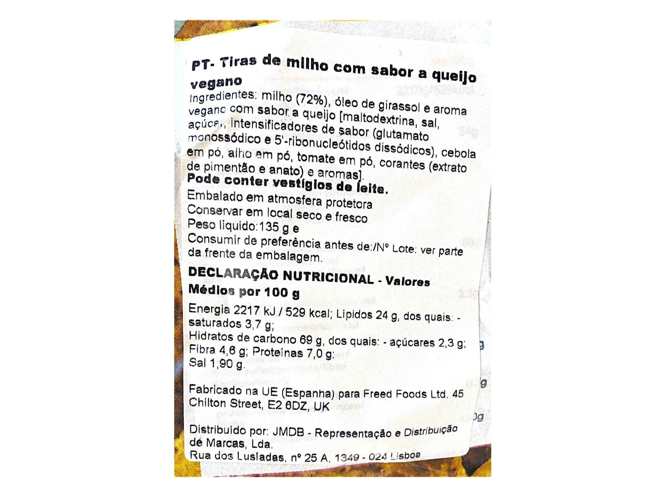 TORTILHAS MISTER FREED QUEIJO 135G image number 1