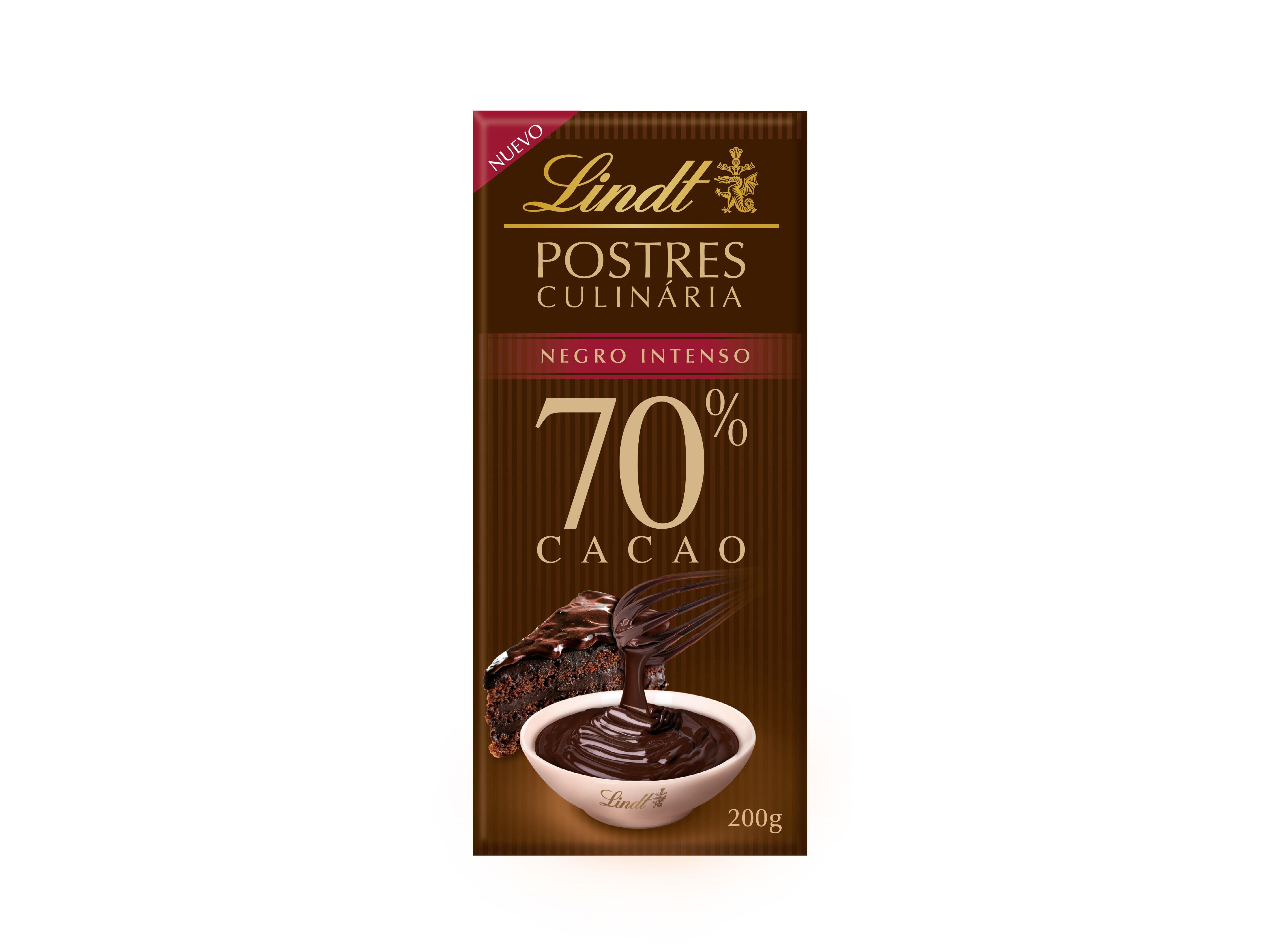 CHOCOLATE LINDT DE CULIN&Aacute;RIA 70% CACAU 200G image number 0