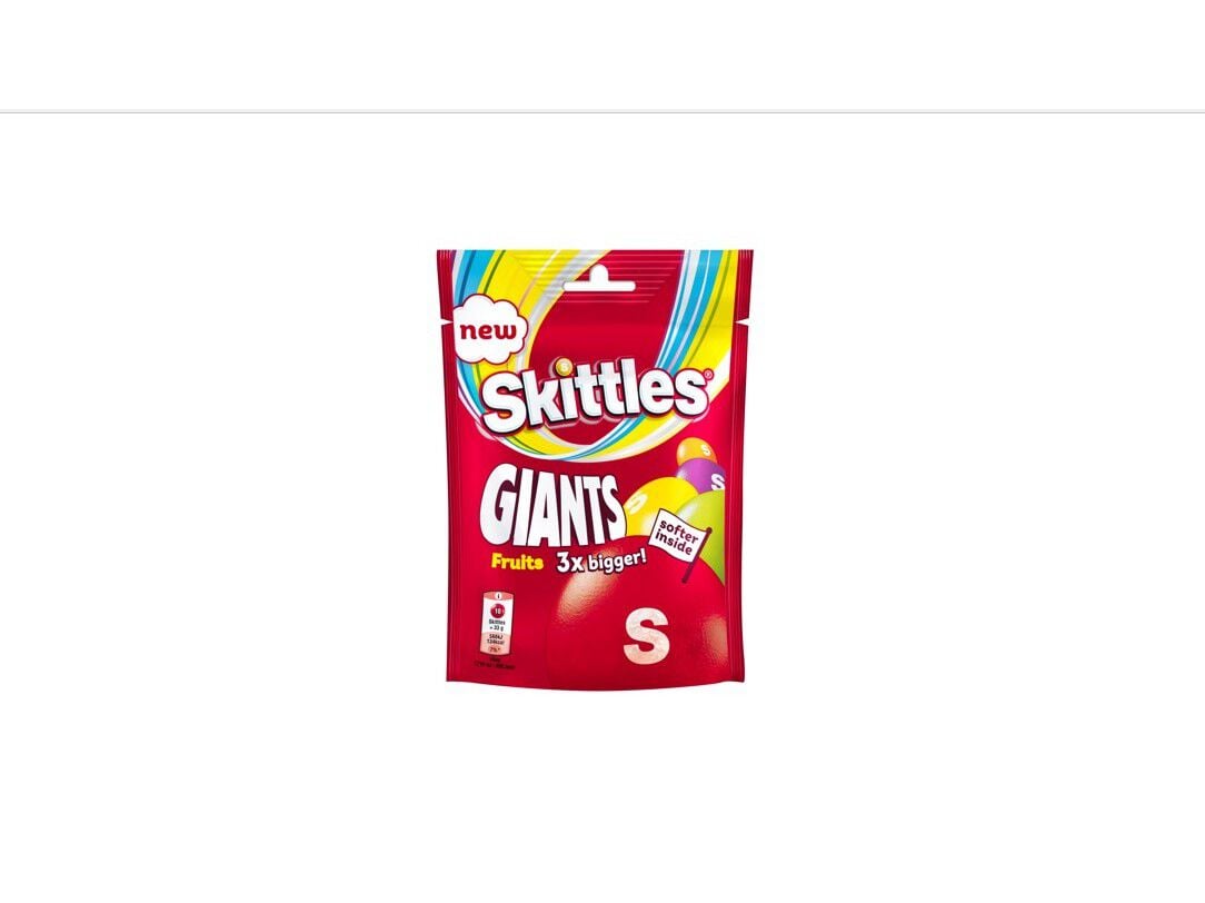 DRAGEIAS SKITTLES GIANTS FRUITY 132G image number 0