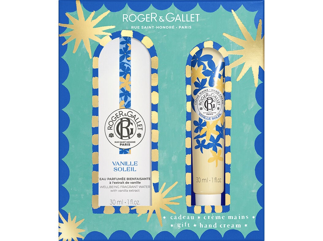 COFFRET ROGER&GALLET EDT VANILLE SOLEIL + OF CREME