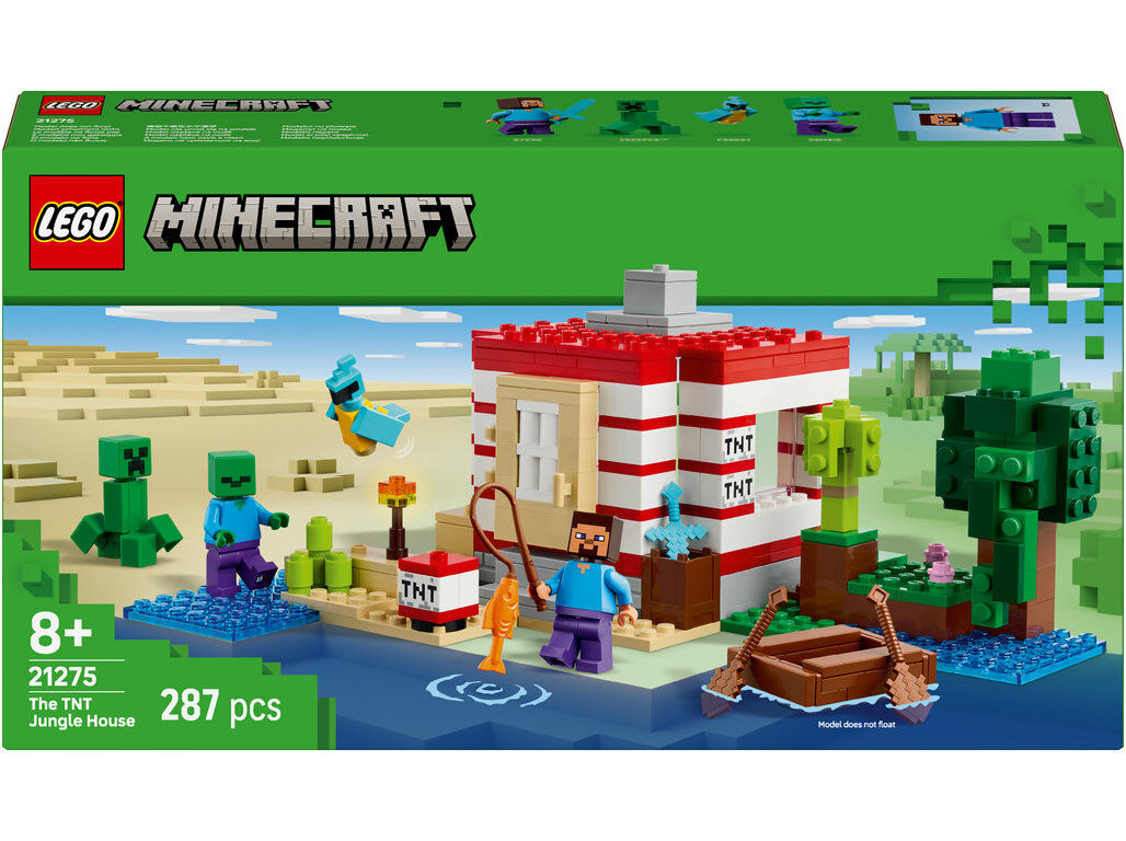 A CASA TNT DA SELVA LEGO MINECRAFT 21275 image number 0