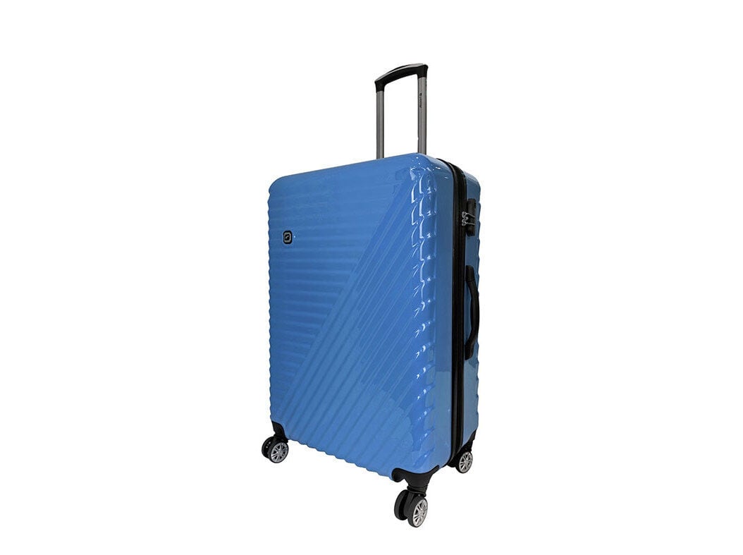 MALA DE VIAGEM GRANDE R&Iacute;GIDA AIRPORT AZUL 8 RODAS 74X51X29CM image number 0