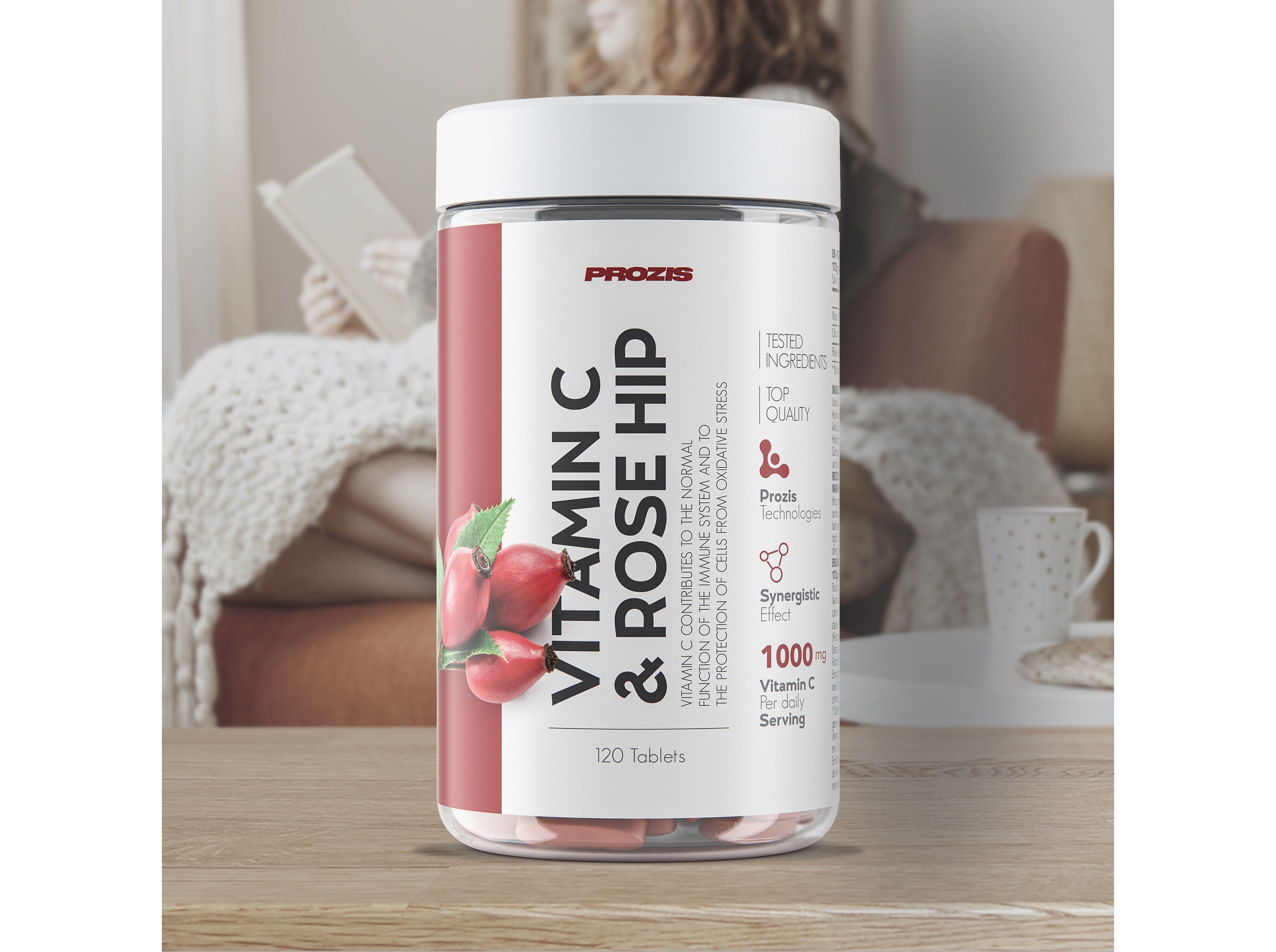 SUPLEMENTO PROZIS VITAMINA C 1000MG 120 CAPS image number 1