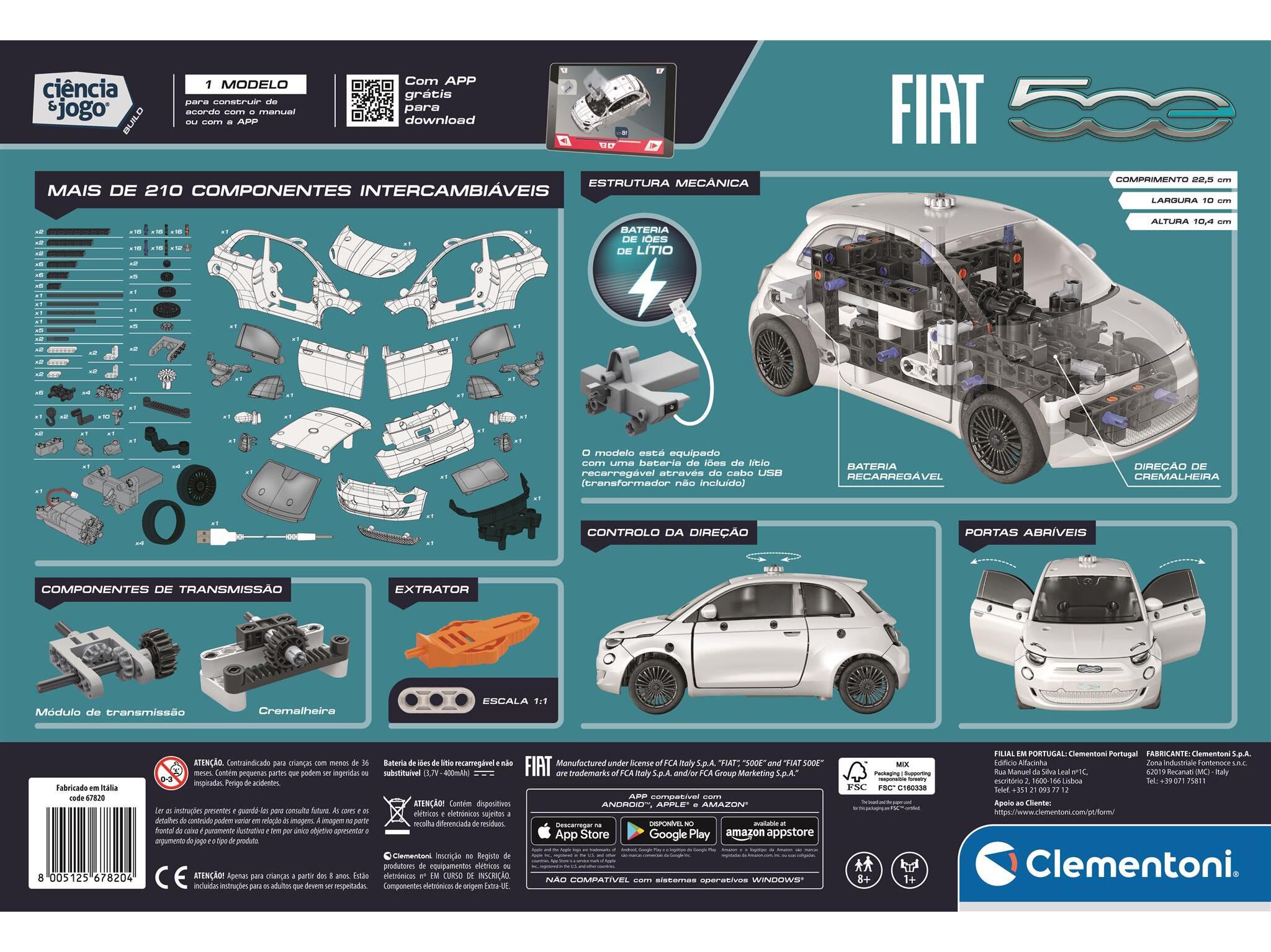 LABORAT&Oacute;RIO MEC&Acirc;NICA CLEMENTONI FIAT 500 EL&Eacute;TRICO image number 5