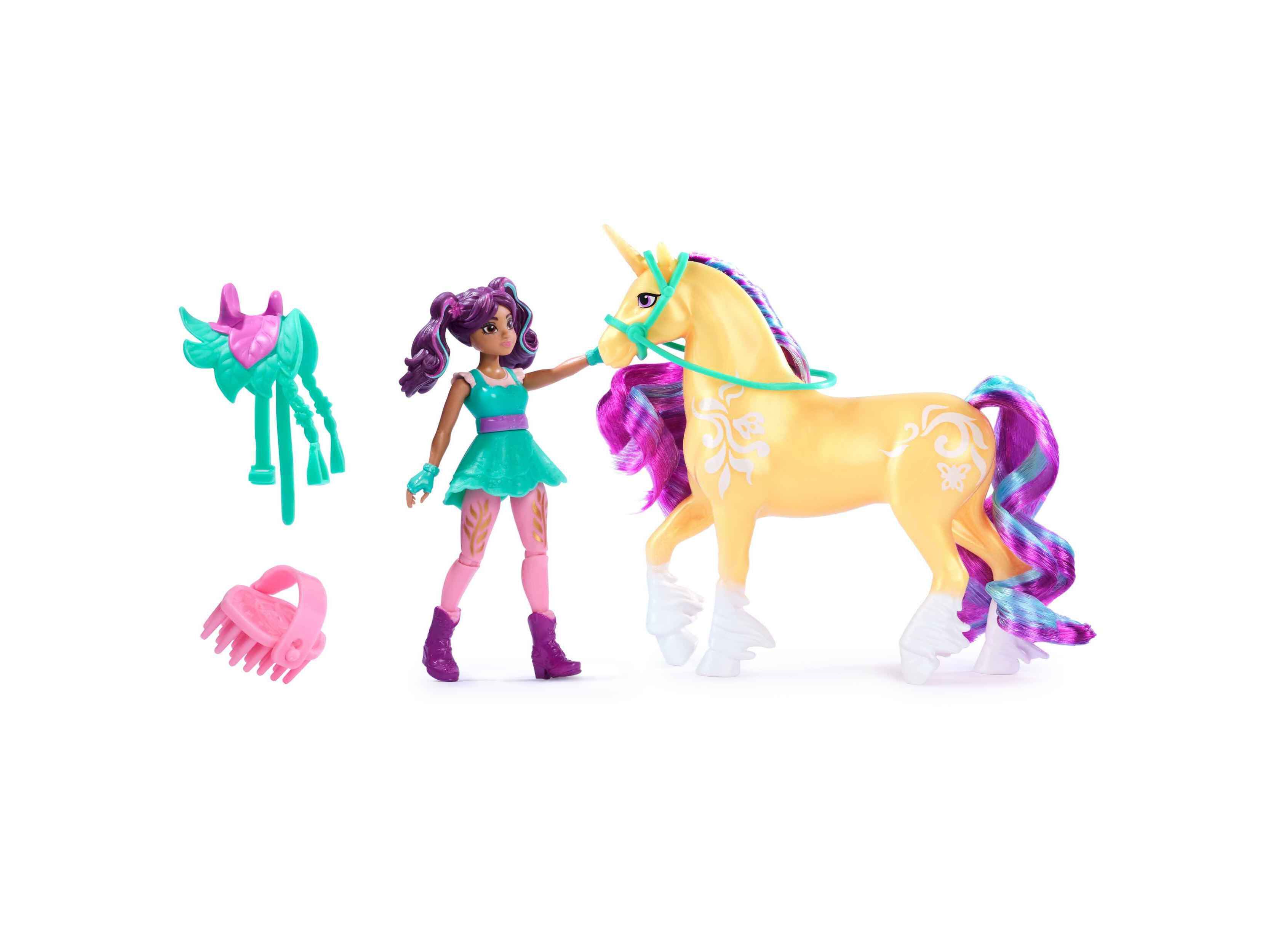 MINI DOLL ACADEMIA UNIC&Oacute;RNIO AVA + LEAF image number 1