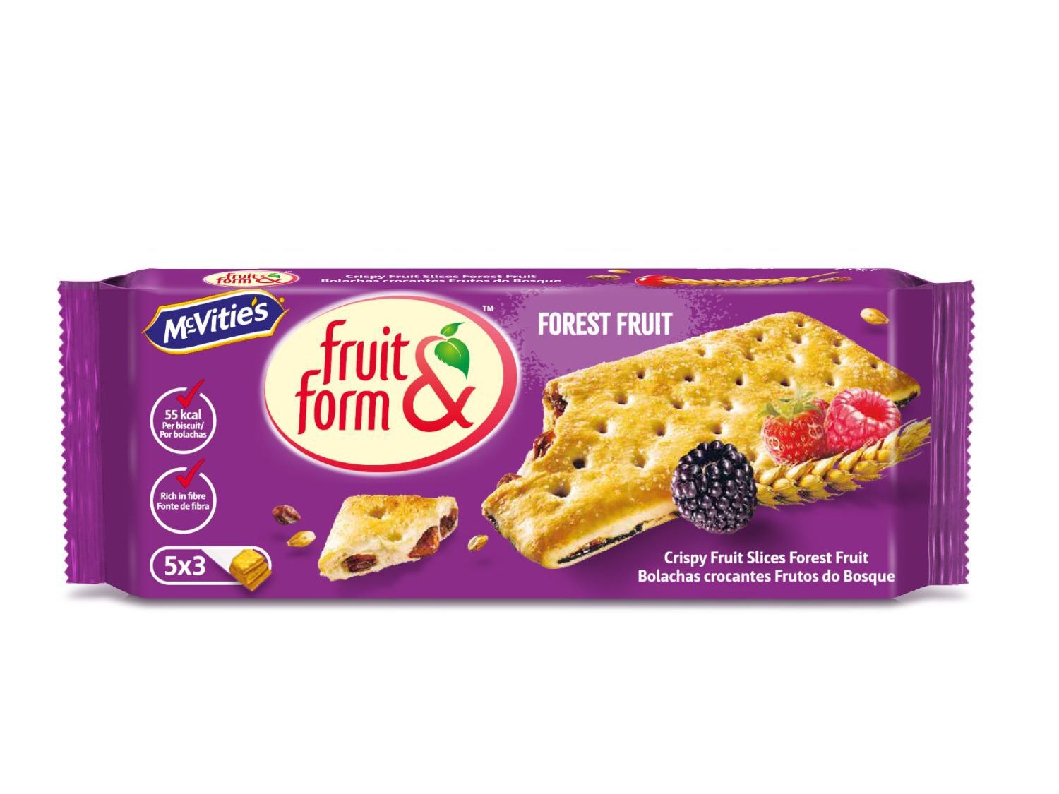 BOLACHA MCVITIE'S FRUTOS BOSQUE FLOW PACK 218G