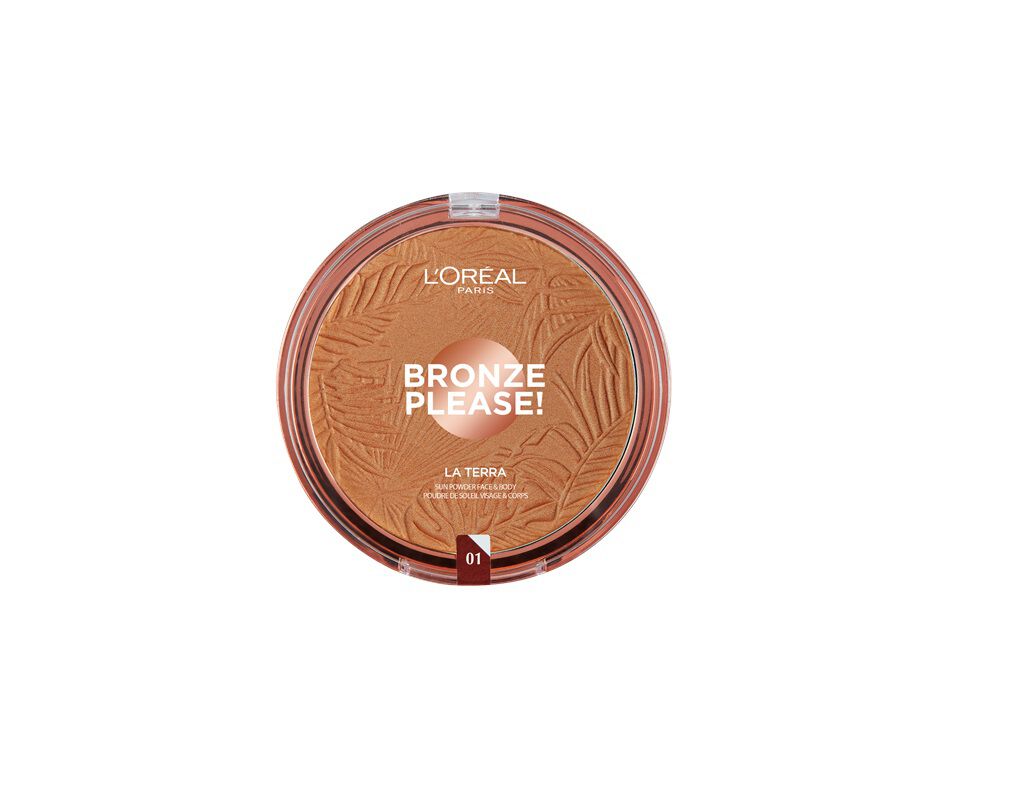 BRONZER L'OR&Eacute;AL MAKE UP GLAM BRONZE LA TERRA 01 NU image number 1