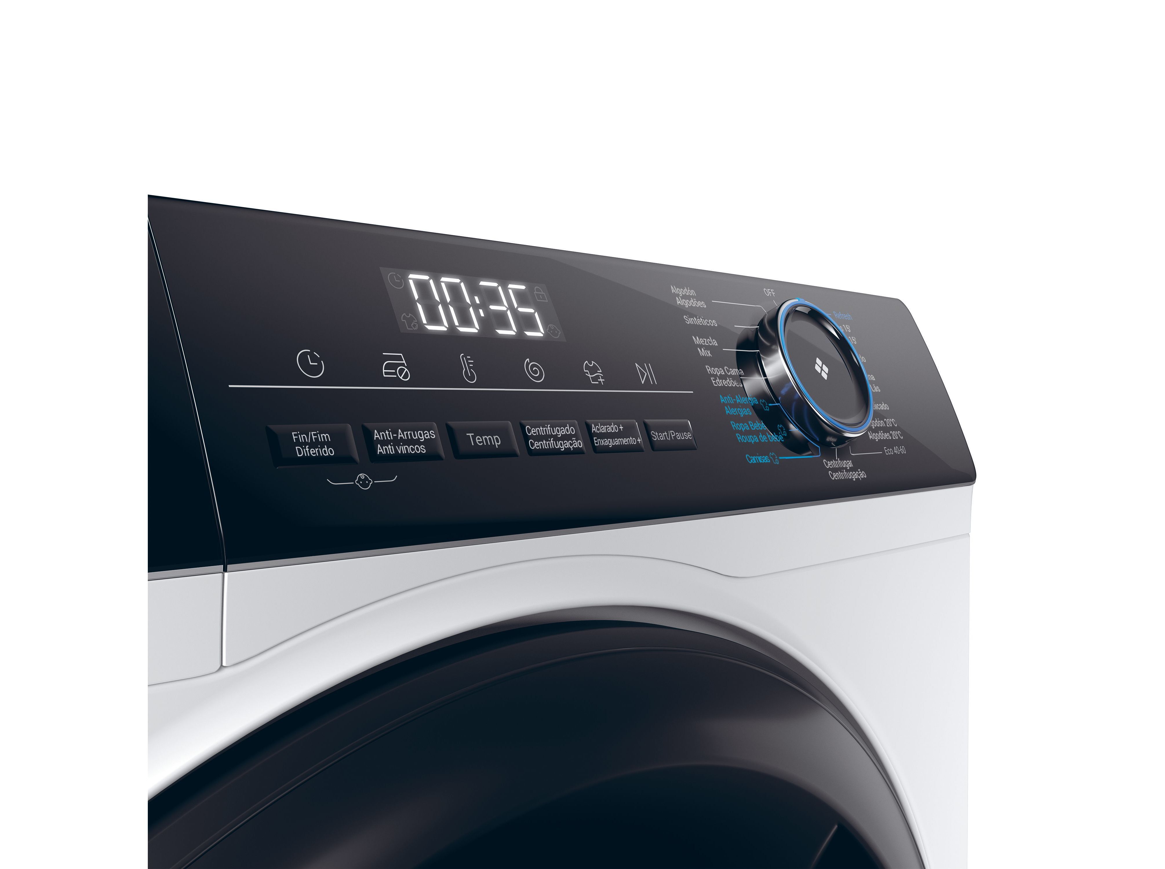 M&Aacute;QUINA DE LAVAR ROUPA HAIER HW80-BP14939-IB - BRANCO A 8KG image number 4