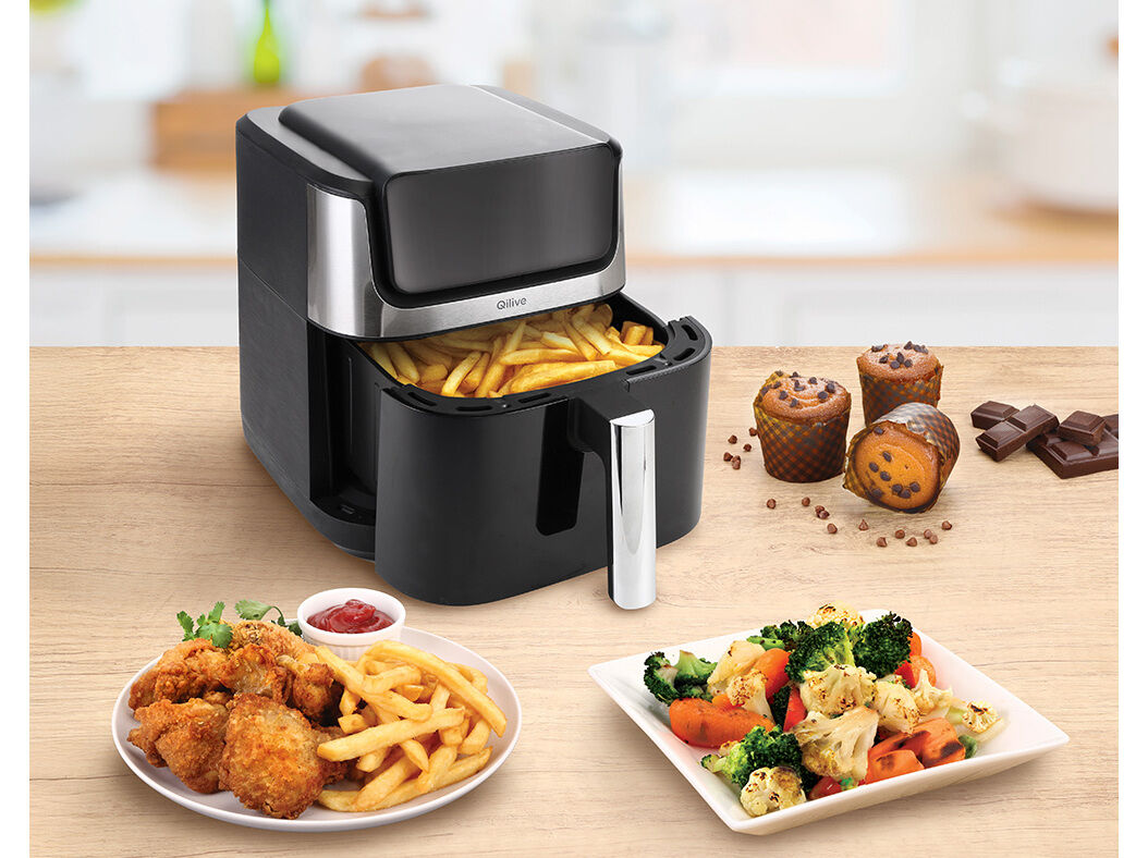 FRITADEIRA AIR FRYER QILIVE Q.5560 DUO HEAT DIGITAL 6.5L image number 3