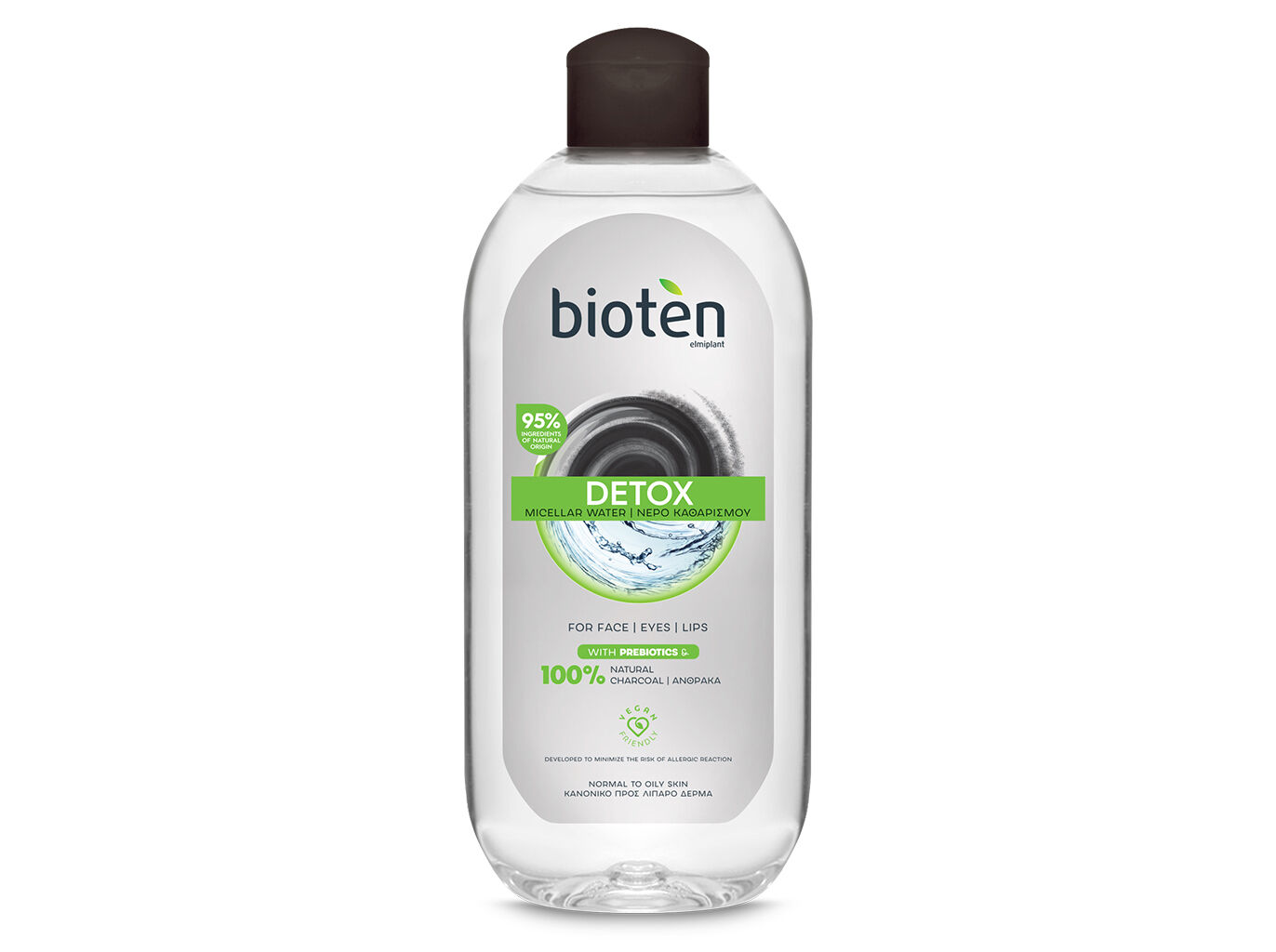 &Aacute;GUA BIOTEN MICELAR DETOX CARV&Atilde;O 400ML
