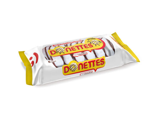 DONUTS DONETTES RAYADOS 6 UN 132G image number 0