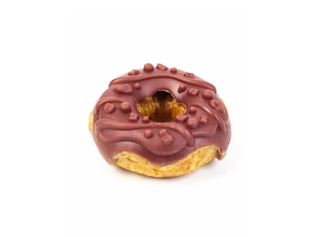 SNACK PARA C&Atilde;O BUBIMEX DONUTS FRANGO / MIRTILO 7CM image number 0