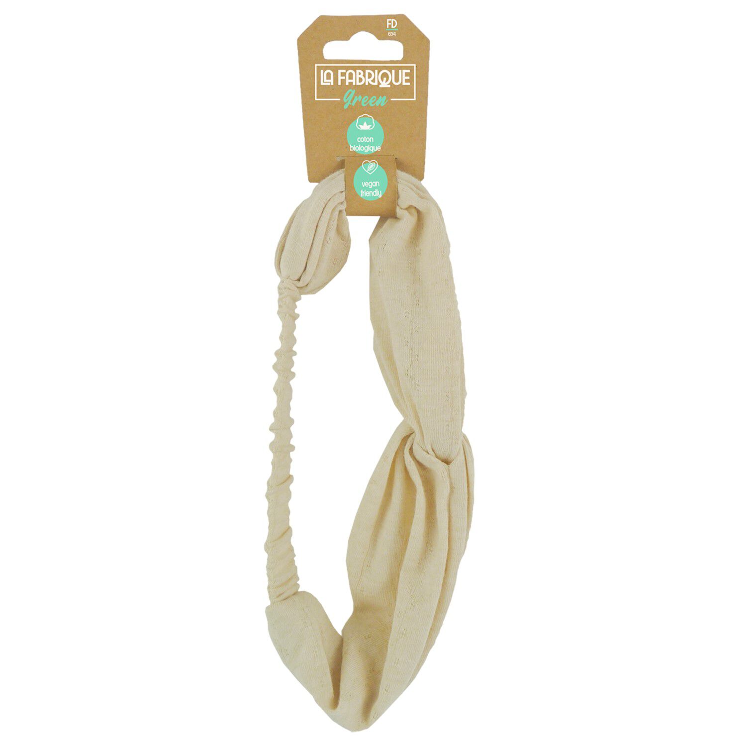 Fita De Cabelo De Algod&atilde;o Bio Fabrique Green Un image number 0