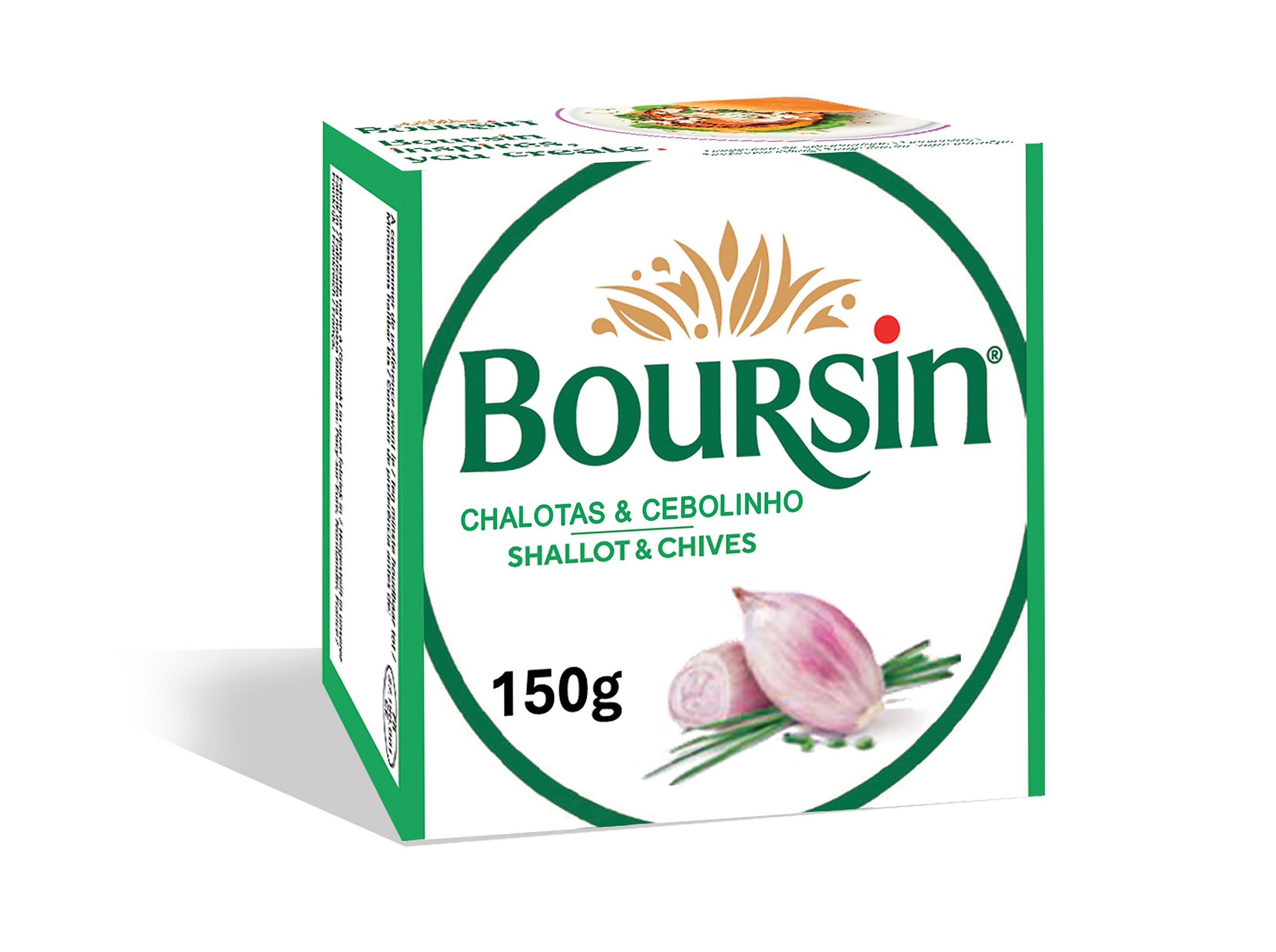 QUEIJO BOURSIN CHALOTAS E CEBOLINHO 150G image number 1