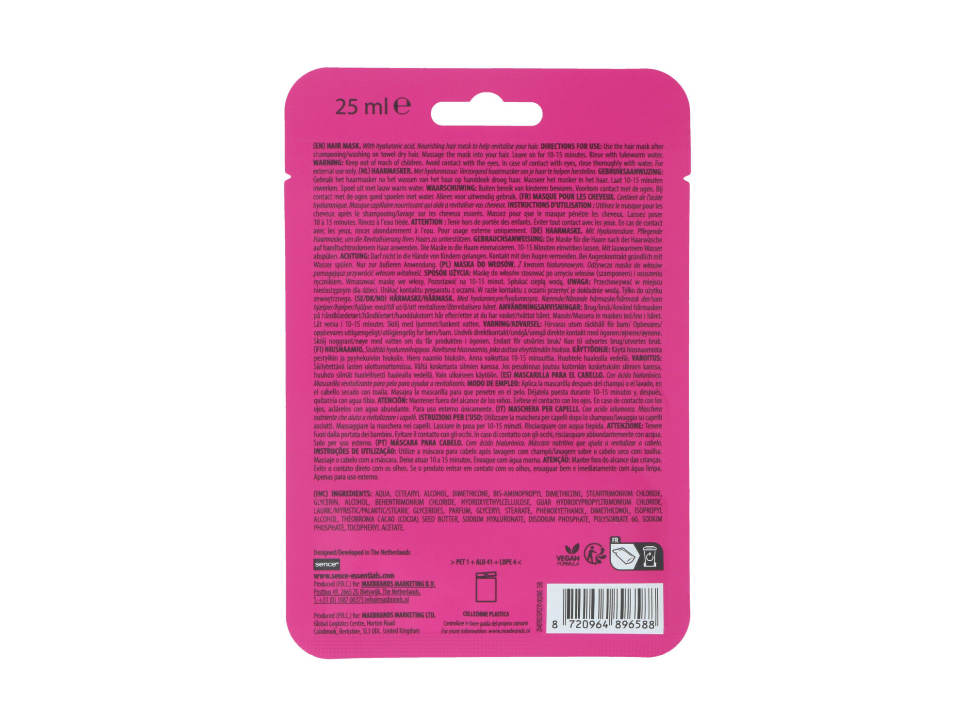 M&Aacute;SCARA CABELO SENCE NOURISHING SOLAR ENERGY 25ML image number 1