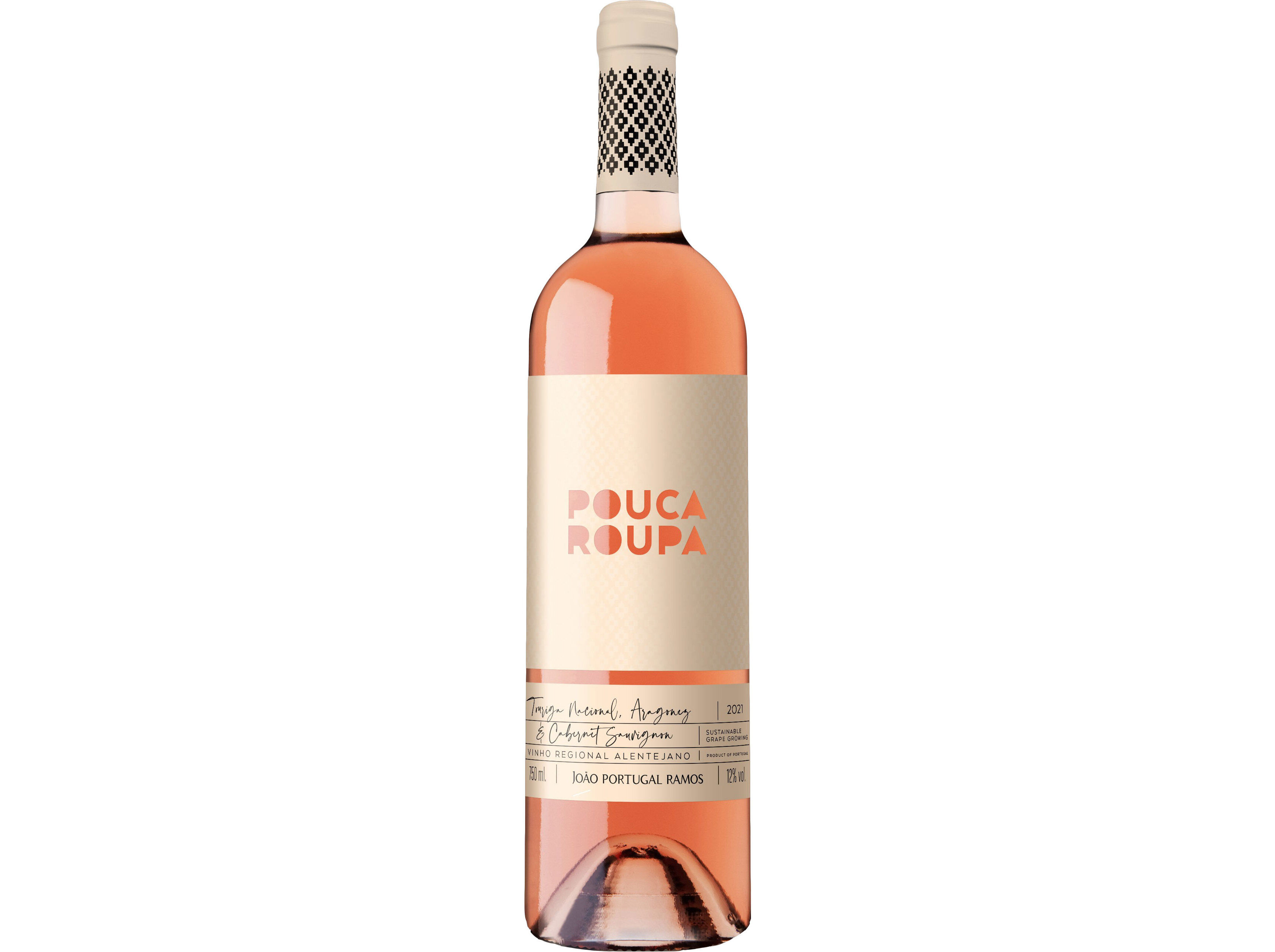 VINHO ROS&Eacute; POUCA ROUPA ALENTEJO 0.75L image number 1
