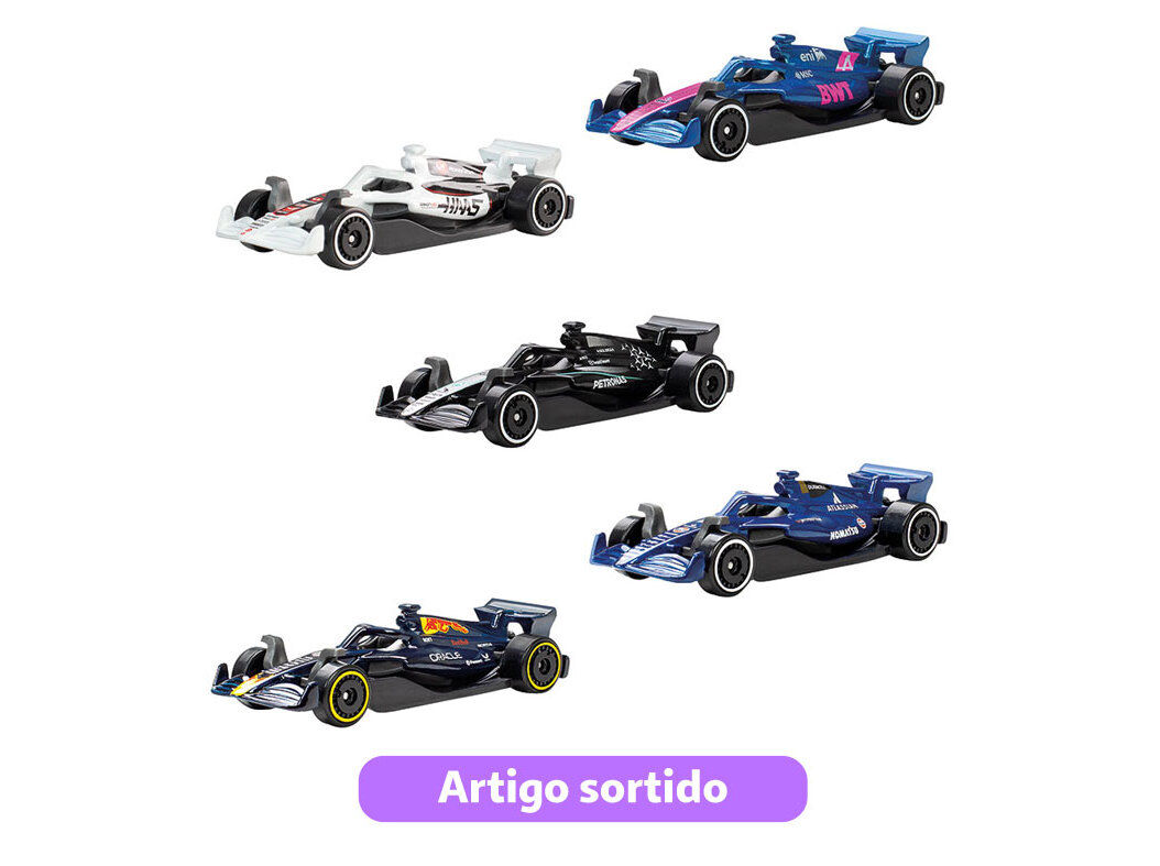VEICULO F1 HOT WHEELS PACK 5 MODELOS SORTIDOS image number 1