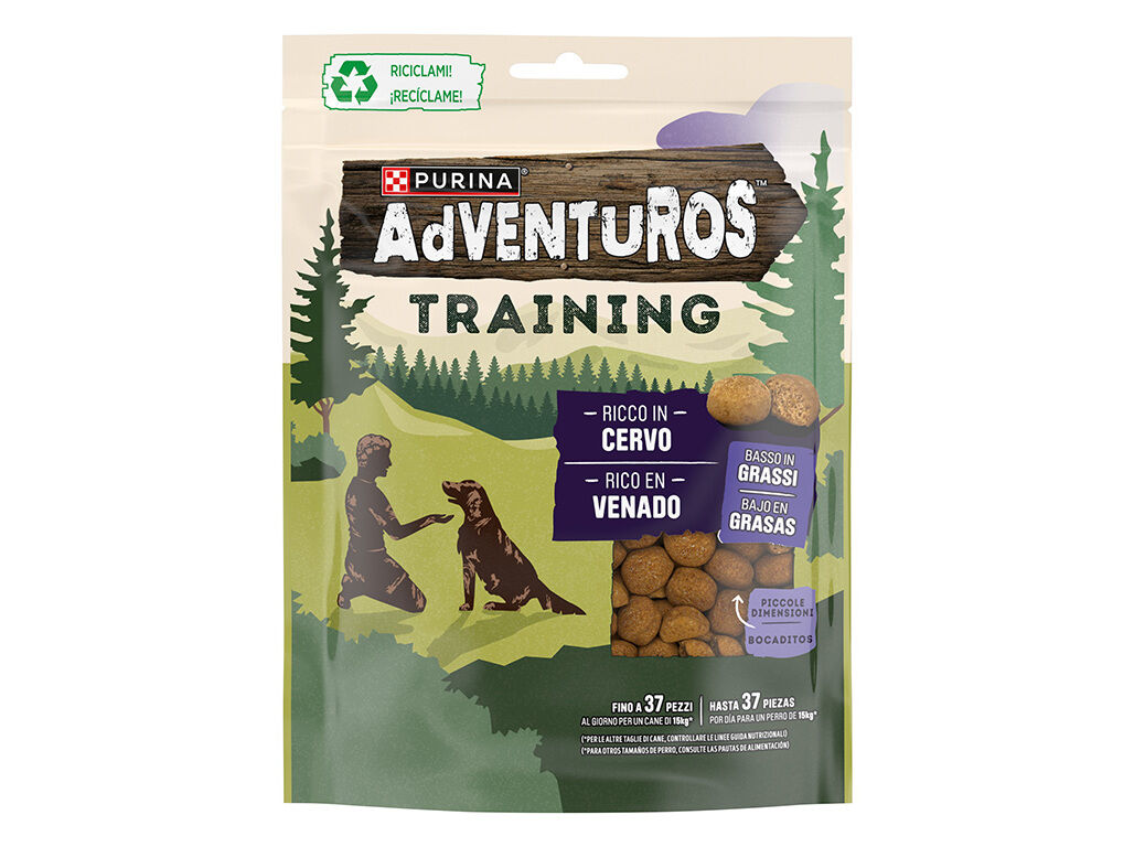 SNACKS C&Atilde;O PURINA ADVENTUROS TREINO VEADO 115G image number 1