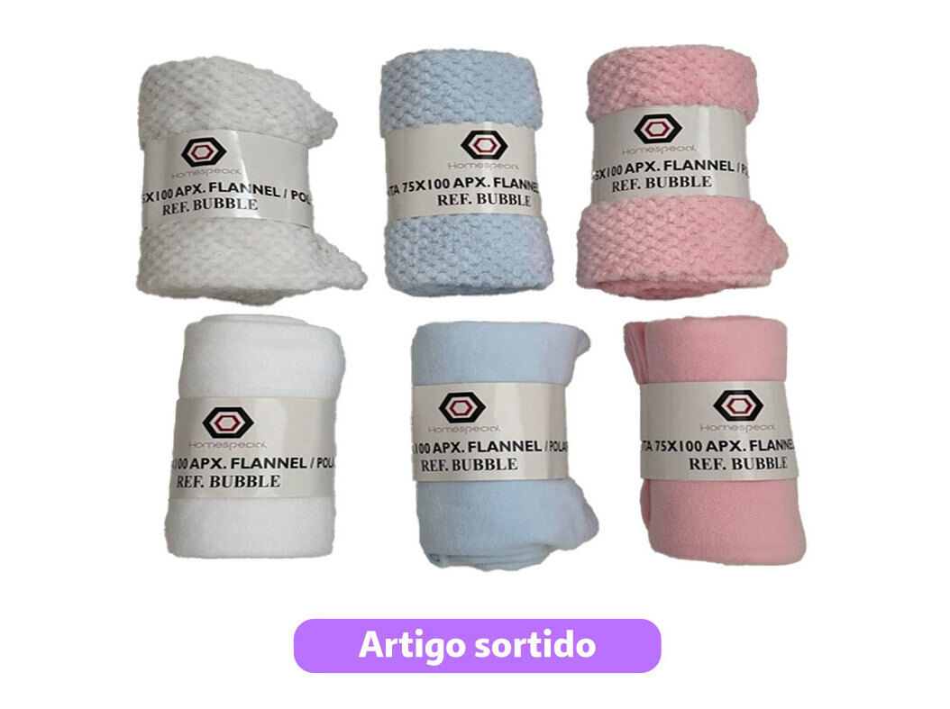 MANTA POLAR HOMESPECIAL FLANNEL 75X100CM MODELOS SORTIDOS