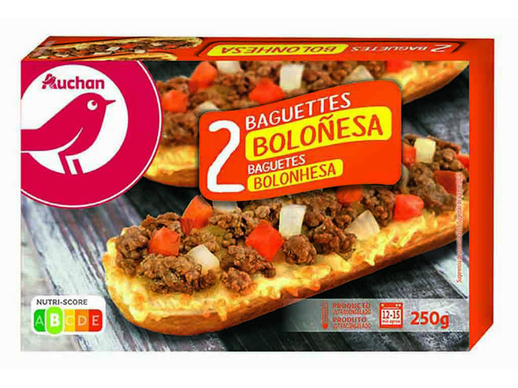 BAGUETE BOLONHESA AUCHAN 2UN 250G