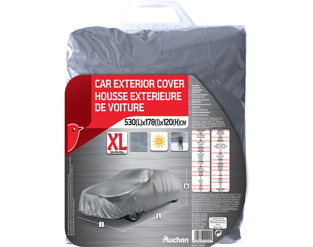 CAPA AUTOM&Oacute;VEL AUCHAN EXTERIOR TAMANHO XL
