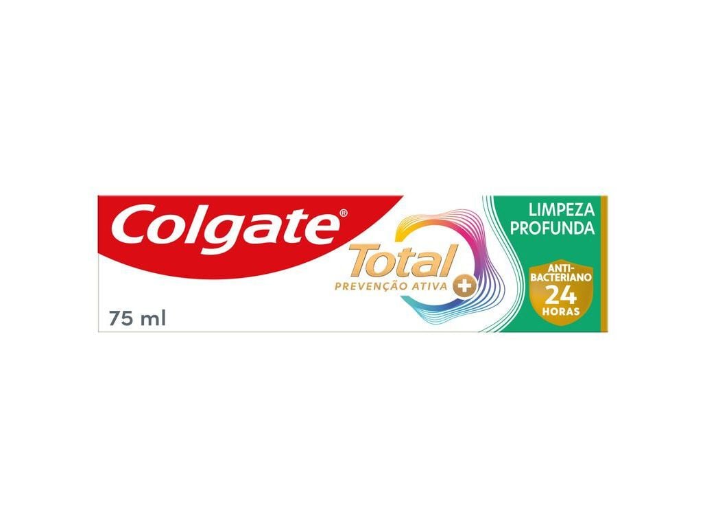 PASTA DE DENTES PROTE&Ccedil;&Atilde;O TOTAL AVAN&Ccedil;ADA LIMPEZA PROFUNDA COLGATE 75ML image number 1