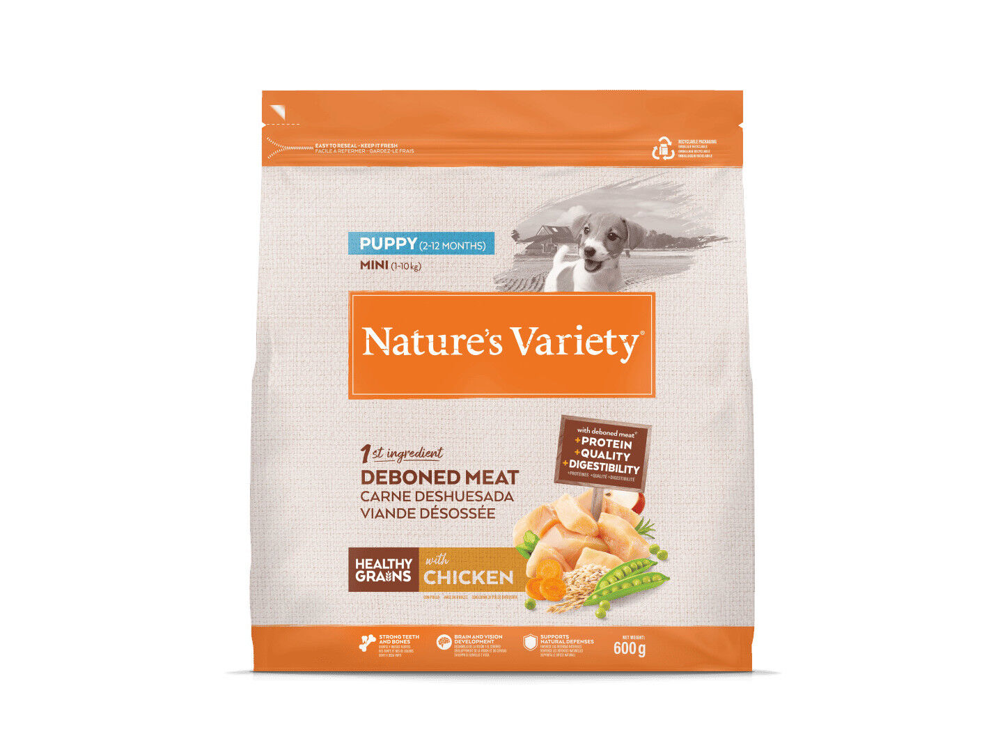 RA&Ccedil;&Atilde;O C&Atilde;O NATURE'S VARIETY MINI J&Uacute;NIOR 600G image number 0