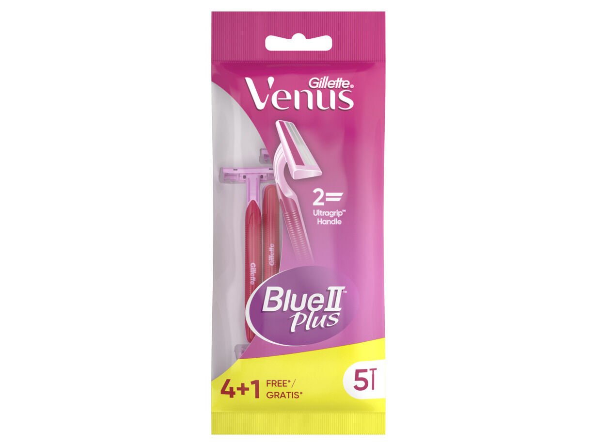 L&Acirc;MINAS DESCART&Aacute;VEIS VENUS GILLETTE BLUE II 4 +1 UN