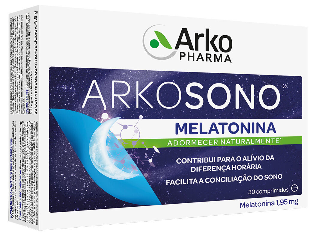 SUPLEMENTO ARKOSONO MELATONINA 1.95MG 30COMP image number 0