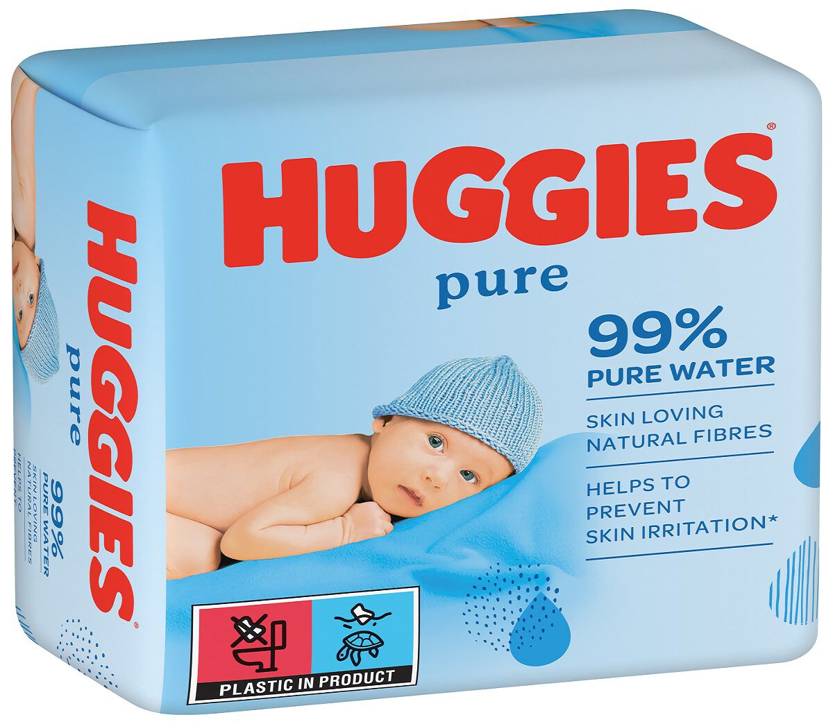 Toalhitas Huggies Pure 168UN image number 0