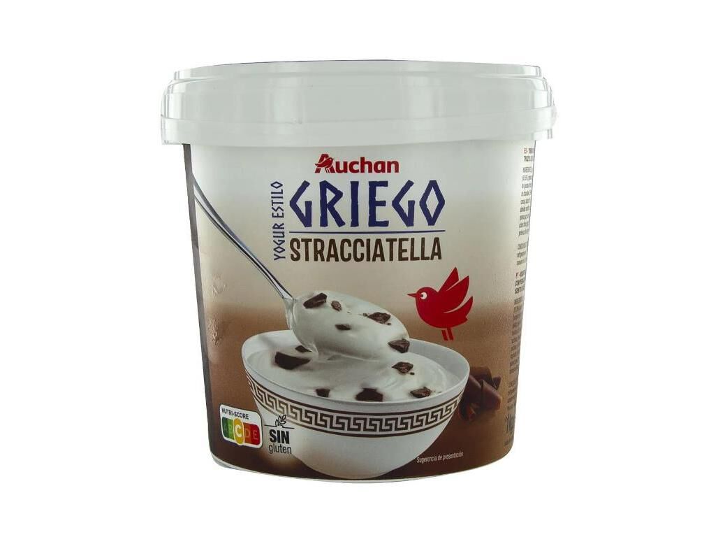 IOGURTE GREGO AUCHAN STRACCIATELLA 1KG