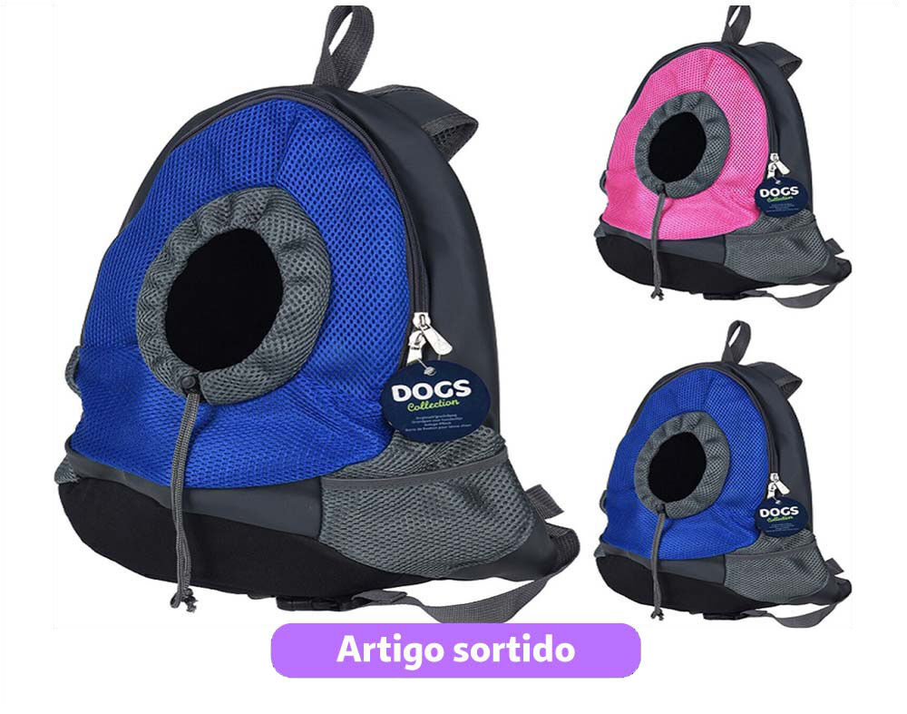 TRANSPORTADORA PARA C&Atilde;O 42X35X16CM CORES SORTIDAS