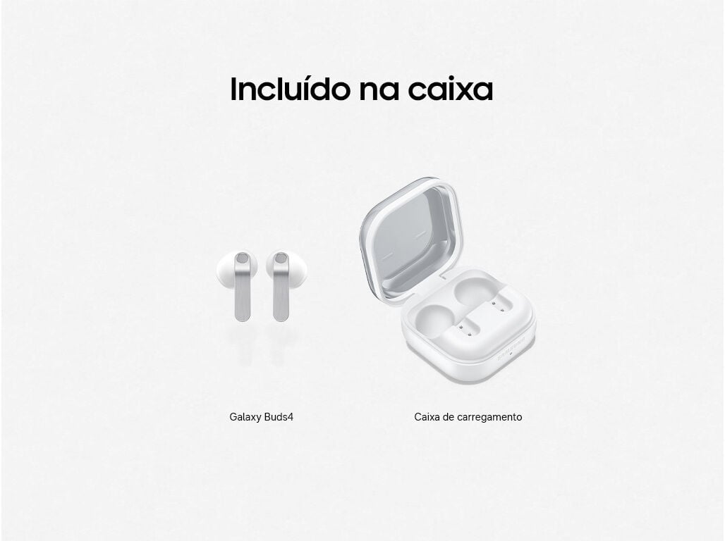 AURICULARES TWS SAMSUNG GALAXY BUDS4 BRANCO image number 6