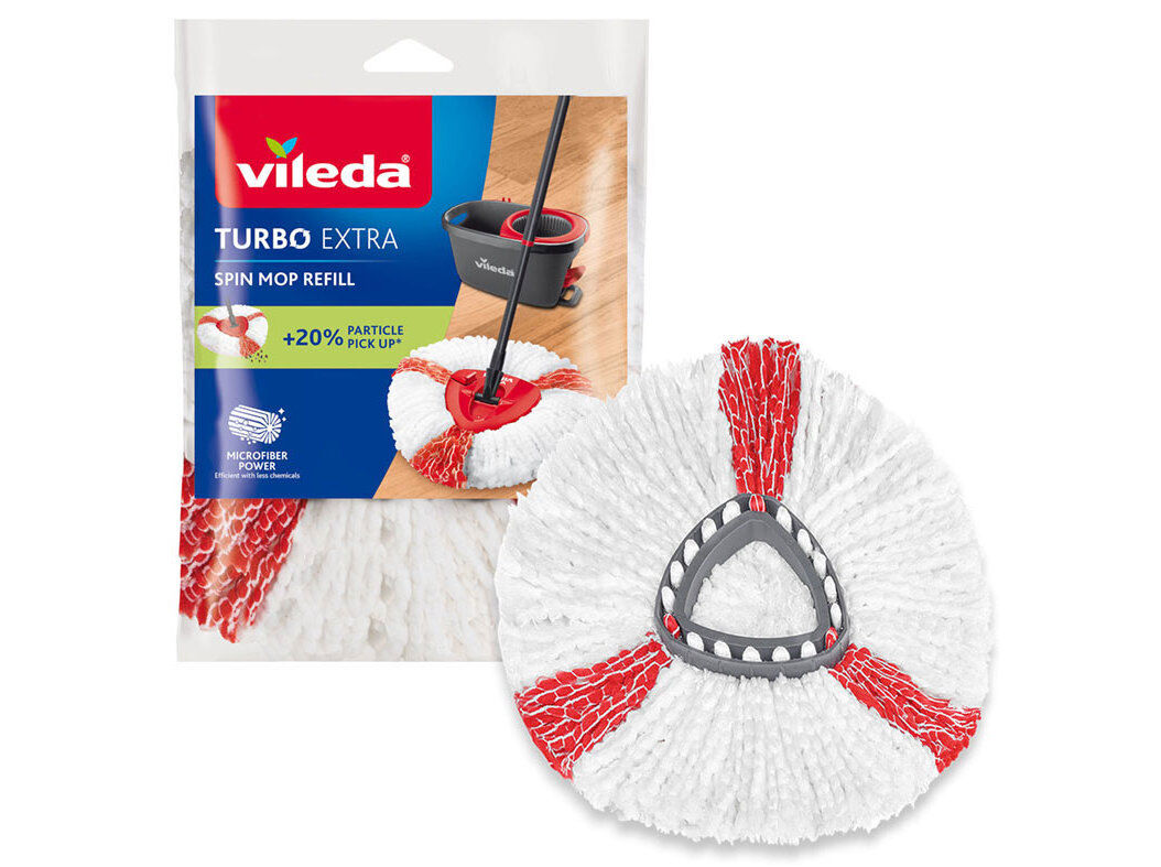 RECARGA MICROFIBRAS BALDE COM PEDAL TURBO EXTRA image number 1