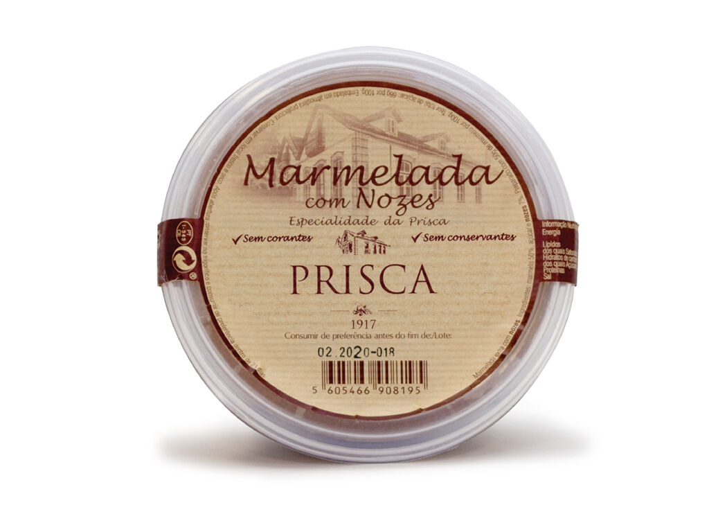 MARMELADA CASA DA PRISCA COM NOZ 250G image number 0