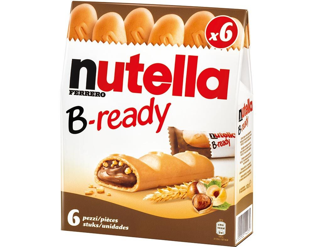 BOLACHA NUTELLA B-READY RECHEADAS 6 UN 132G image number 0