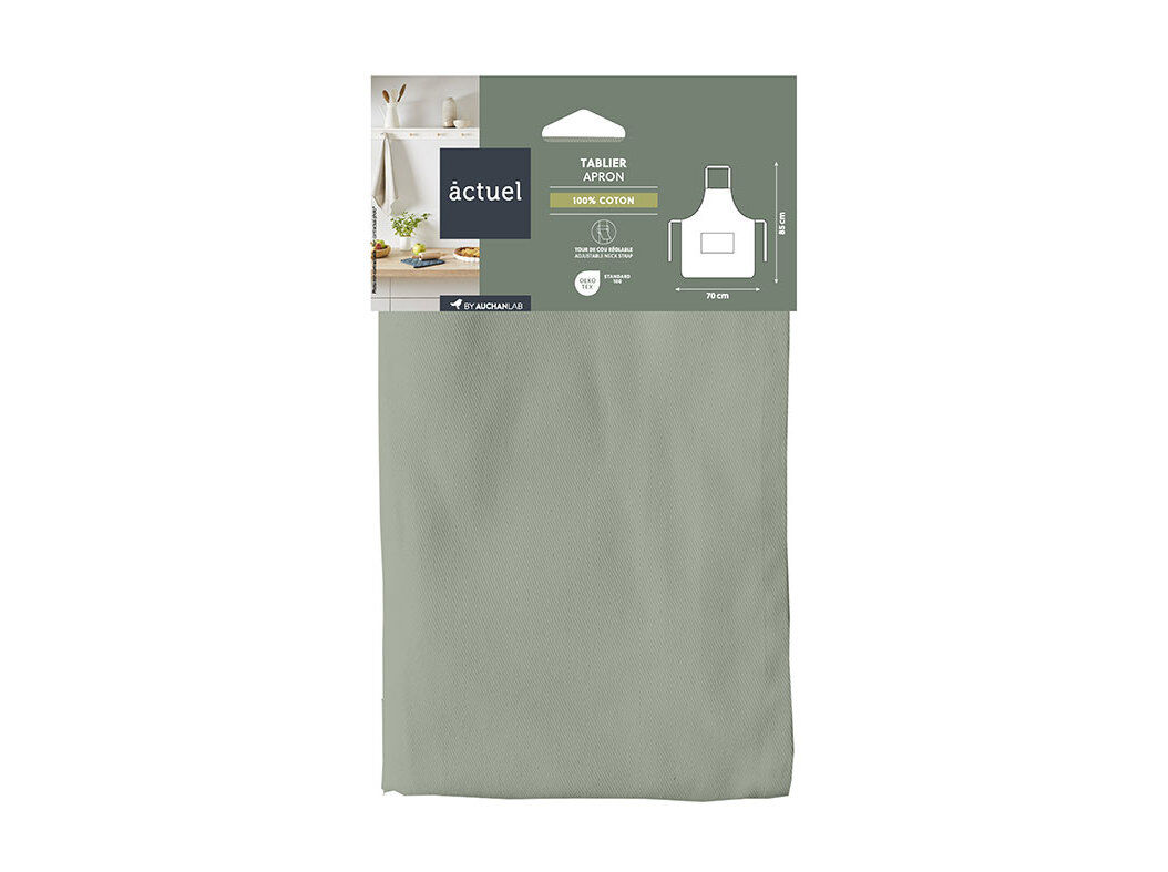 AVENTAL ACTUEL SAGE 70X85CM