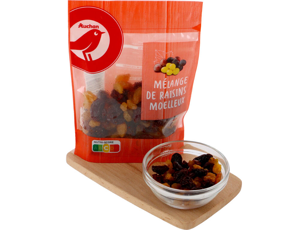 MISTURA PASSAS UVAS AUCHAN 200 G image number 0