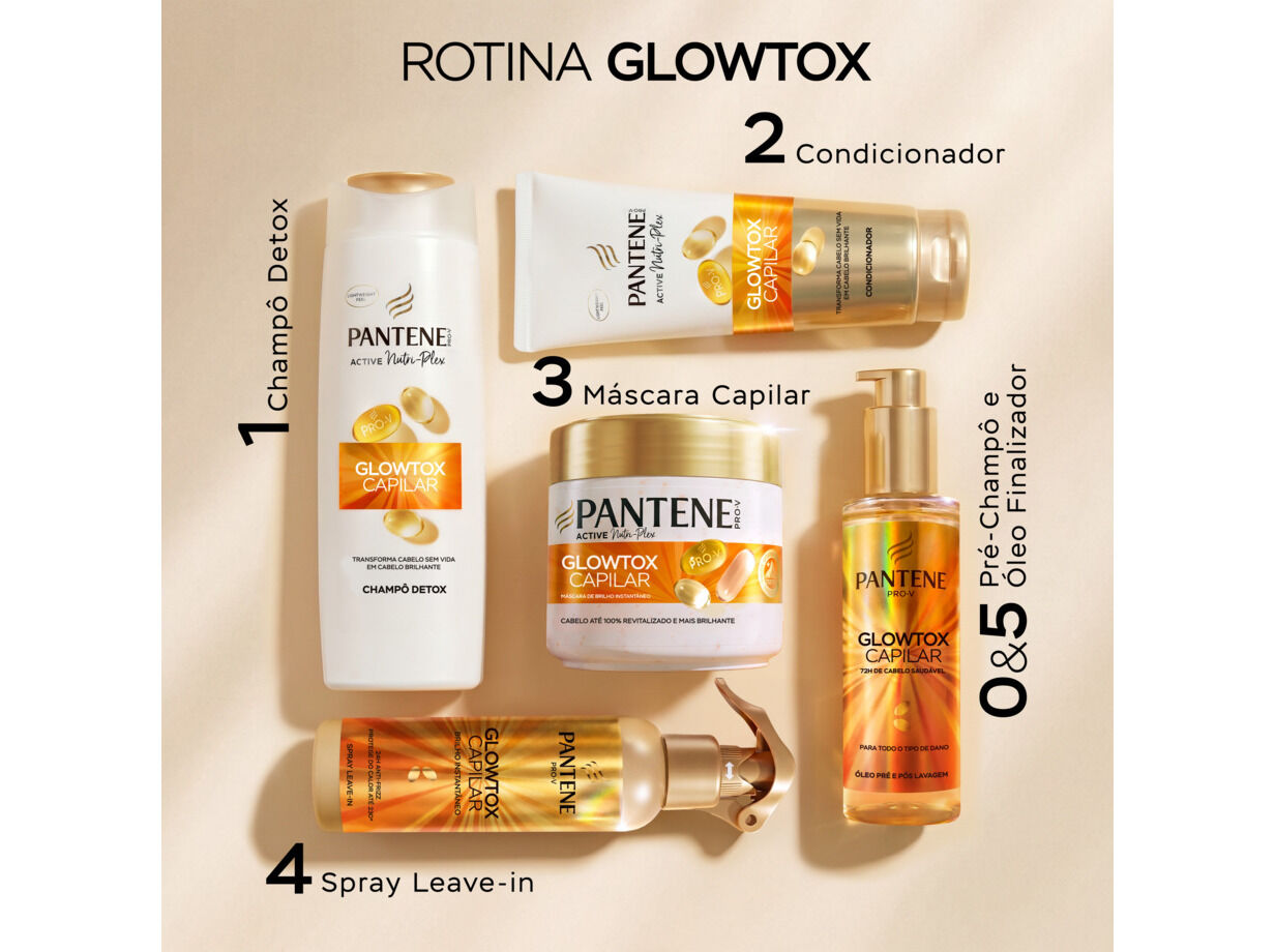 CHAMP&Ocirc; PANTENE GLOWTOX 800 ML image number 8