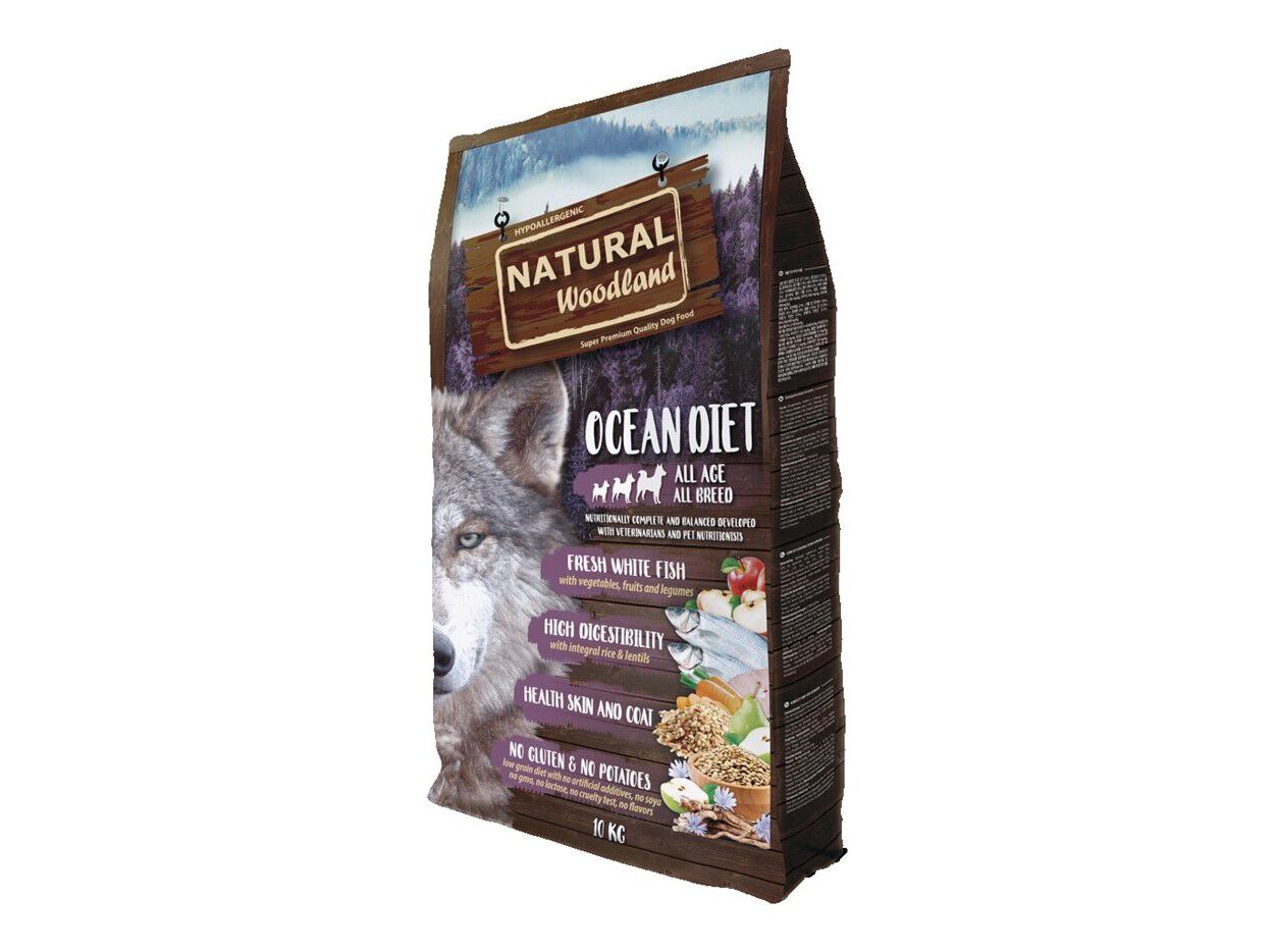 RA&Ccedil;&Atilde;O C&Atilde;O NATURAL WOODLAND OCEAN DIET 10 KG image number 0