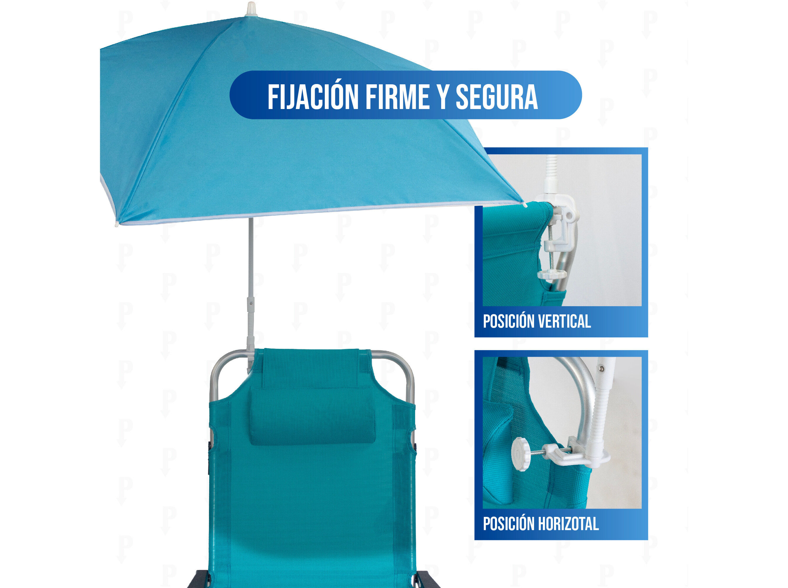 SOMBRINHA PARA CADEIRA DE PRAIA PINCHO 110CM image number 1
