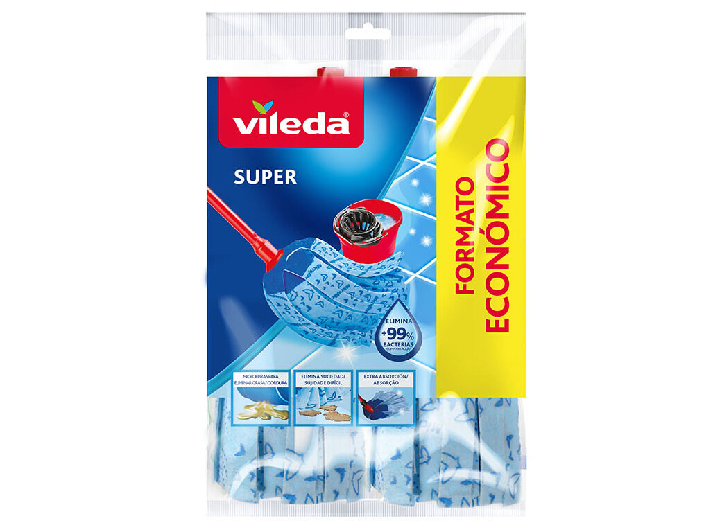 RECARGA ESFREGONA SUPER VILEDA PACK 2 UNIDADES image number 0