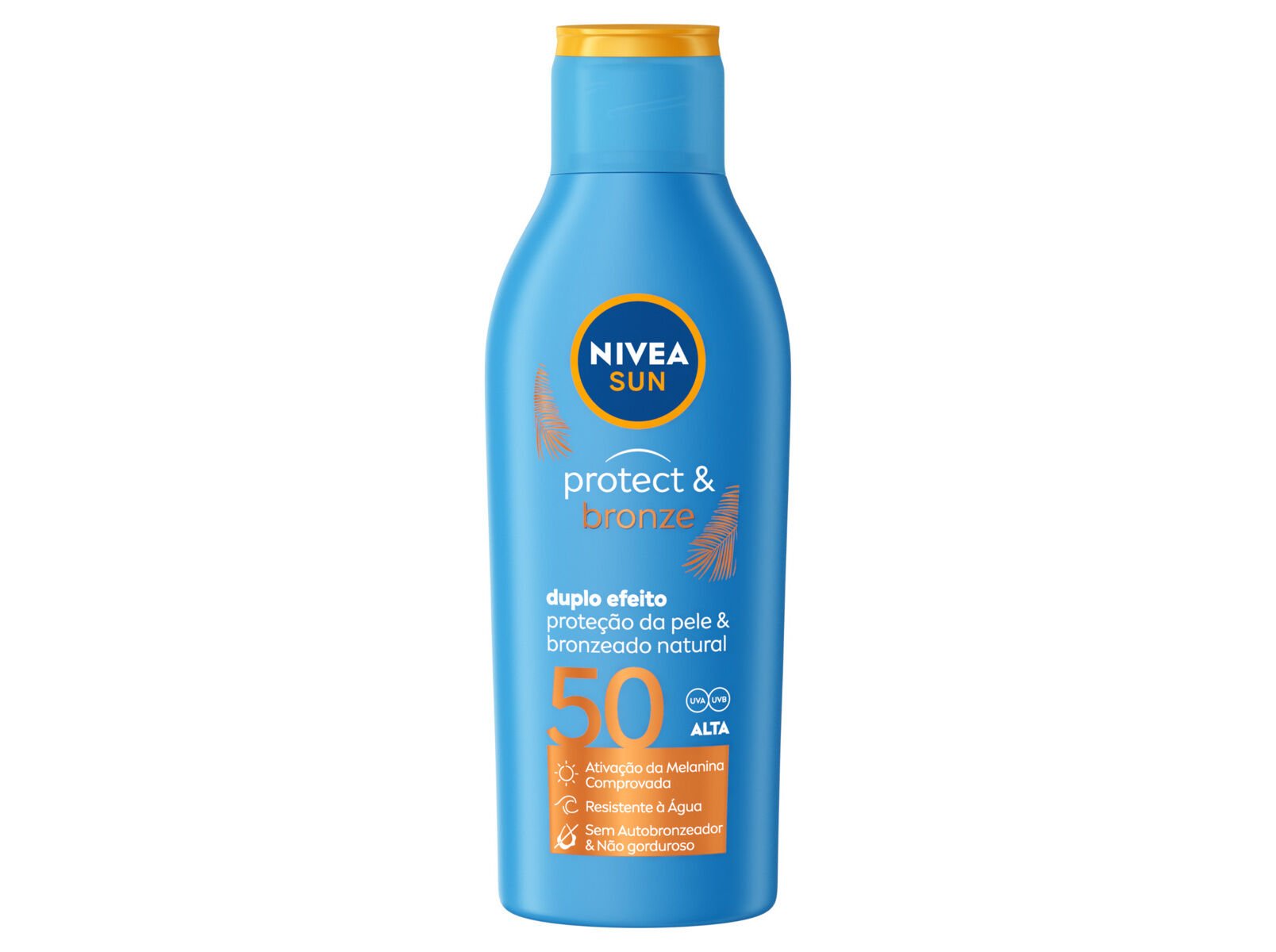 PROTETOR SOLAR BRONZEADO NATURAL LO&Ccedil;&Atilde;O FP50 PROTECT & BRONZE NIVEA SUN 200 ML