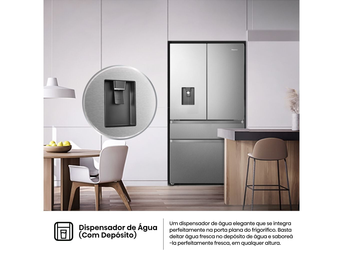 FRIGOR&Iacute;FICO AMERICANO HISENSE RF749N4SWSE (NO FROST E 178.5CM 579L INOX) image number 8