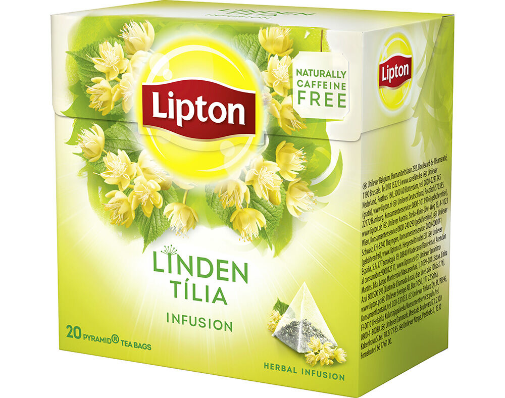 INFUS&Atilde;O LIPTON PYRAMID TILIA 20 SAQUETAS