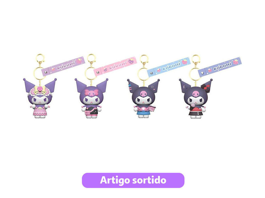 PORTA-CHAVES HELLO KITTY AND FRIENDS MODELOS SORTIDOS