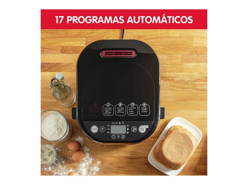 M&Aacute;QUINA FAZER P&Atilde;O MOULINEX OW220830 PAIN PLASIR 650W image number 3